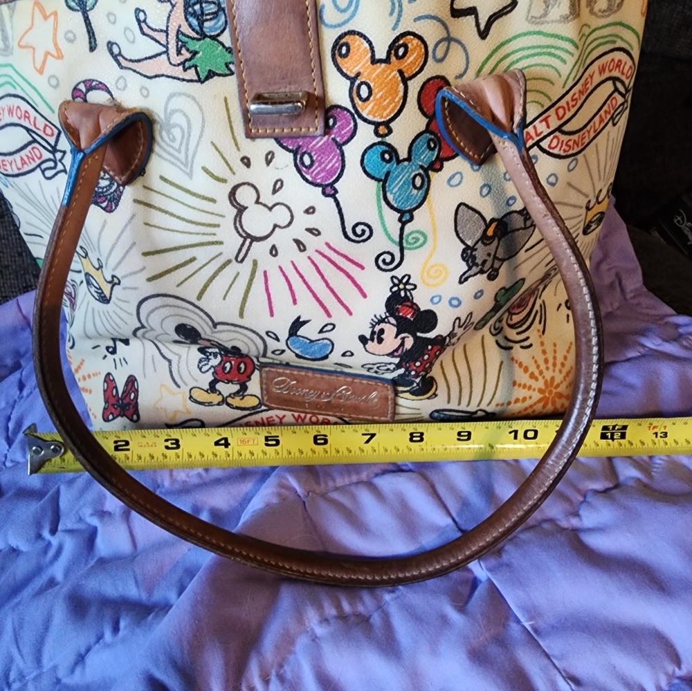 Disney Cream and Brown Character Tote